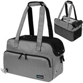 PetAmi small dog purse carrier front view shows breathable mesh and secure structure