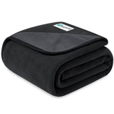 PetAmi waterproof dog blanket 60x80 on black-gray protects furniture