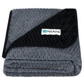 PetAmi waterproof dog blanket 60x80 folded for easy packing and on-the-go pet protection.