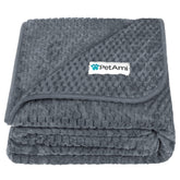 PetAmi waterproof dog blanket 60x80 gray protects furniture from spills and accidents.