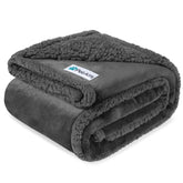 PetAmi waterproof dog blanket on sofa showing leakproof protection