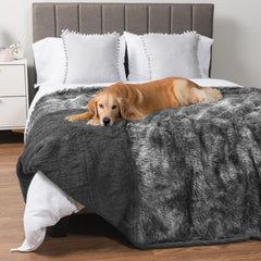 PetAmi waterproof dog blanket leakproof layer close-up showing protective construction.