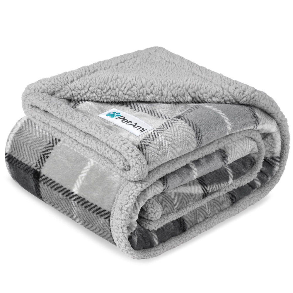 PetAmi waterproof dog blanket on sofa offers leakproof lounge protection