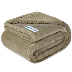 PetAmi waterproof dog blanket on sofa provides leakproof protection against spills