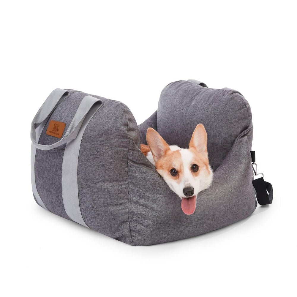 PET AWESOME dog car seat front view boosts visibility for calmer trips