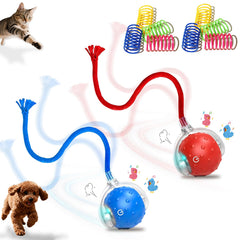 Petayouj interactive ball with LED chase sparks indoor hunting fun.