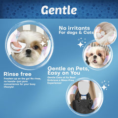 Petazy eye wipes hypoallergenic formula for sensitive skin during grooming.