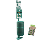 PetBar hands-free station with pedal enables clean, touchless waste disposal.