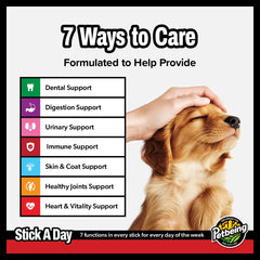 PETBEING Daily serve pack of dog treats provides a month's vitamin-rich routine.