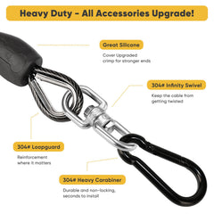 Petbobi 360-degree swivel prevents tangling during outdoor exploration