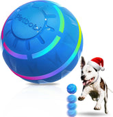Petbobi Active Rolling Ball with LED flash lights enhances nighttime indoor play.