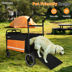 Petbobi all terrain wheels deliver stable control on grass and gravel for carefree outings