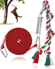 Petbobi Bungee Dog Toy Outdoor Hang promotes active solo tug in backyards.