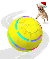 Petbobi interactive dog toy yellow ball for engaging indoor play sessions
