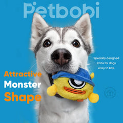 Petbobi Monster Active Ball bounce dynamics demonstrates lively exercise for dogs.