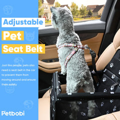 Petbobi water-resistant fabric keeps the seat clean and ready