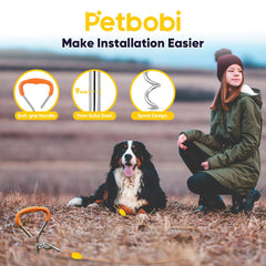 Petbobi 5-inch spring absorbs impact during outdoor play for smoother pulls.