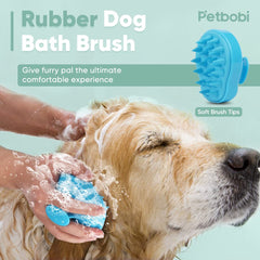 Petbobi tapete para lamido facilita el cepillado durante el baño.