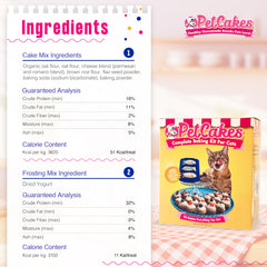 PetCakes cheese flavor mix for tasty cat treats.