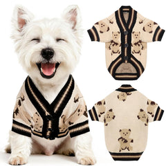 PETCARE bear-design dog sweater for cute daily warmth