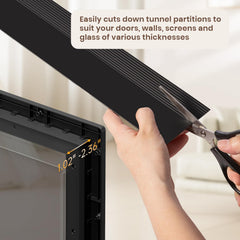 Closing panel to control pet in or out.