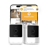 Petcube Cam Pack 2 live video view for full-room pet monitoring.