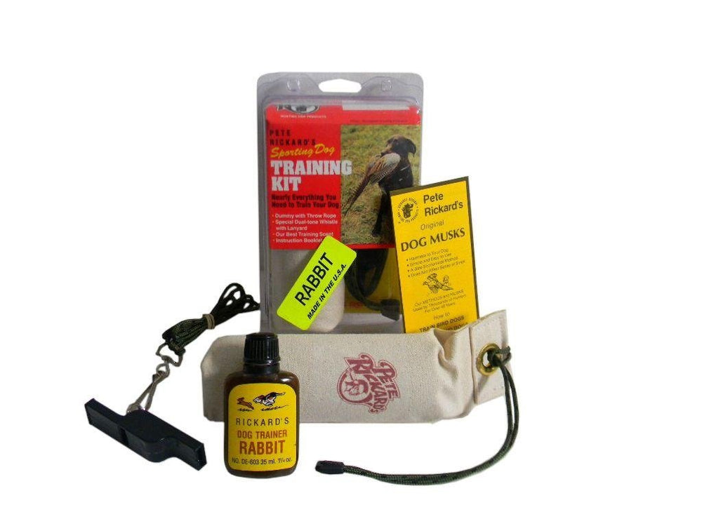 Pete Rickard Rabbit Hound Training Kit training dummy for practical hunting conditioning.