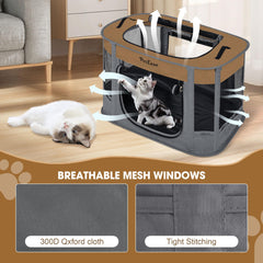 PetEase portable cat playpen setup ready for use