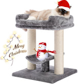 PETEPELA 19-inch scratching post base offers sturdy support for kittens.