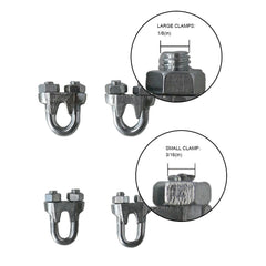 Petest trolley anti-rust snaps ensure quick attachment to posts without corrosion