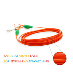 Petest vinyl cover protects cable from rain and rust