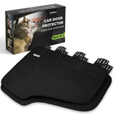 PetEvo door protector in use shields car doors from pet claws and dirt.