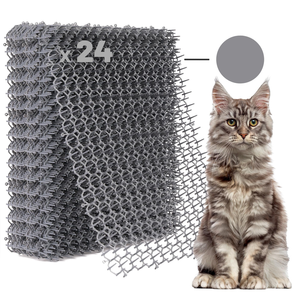 Petfolio scat mat 16.5x13.4 inch in use as indoor cat deterrent