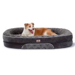 PetFun orthopedic dog bed with egg crate foam for even weight distribution and comfort