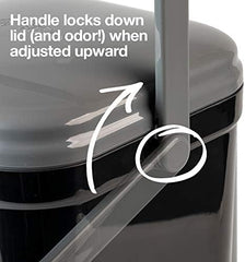 PetFusion built-in poop bag holder keeps bags ready for quick scooping