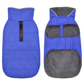 Petglad dog winter coat front view highlights warmth-ready design for cold walks.
