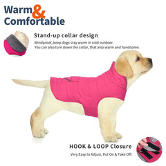 Petglad winter jacket pocket design adds space for essentials during outdoor adventures.