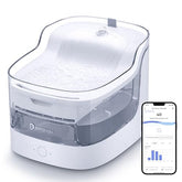 PETGUGU cat water fountain top view shows BPA-free build promoting daily hydration