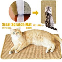 Pethave Cat Scratcher Mat protects sofas and tables from cat claws