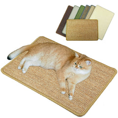 Pethave Cat Scratcher Mat sisal closeup demonstrates durable natural fibers for ongoing scratching