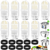 Petilog cat fountain filter closeup showing four-layer filtration for clean water