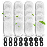 Petilog cat fountain filters 16-pack for fresher drinking water.