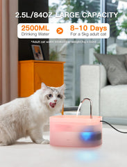Petilog cat fountain ultra-quiet pump for peaceful homes