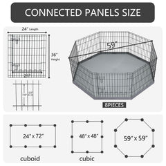 PETIME escape-preventing mesh with elastic bands keeps pets safe
