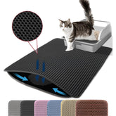 Petinstinct Jumbo Cat Litter Mat 46x26 front view shows wide coverage for cleaner floors.