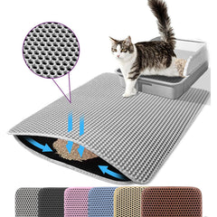 Petinstinct Jumbo Litter Mat overview shows large coverage and mess protection