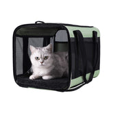 petisfam Easy Load Carrier front view showing roomy space for large cats