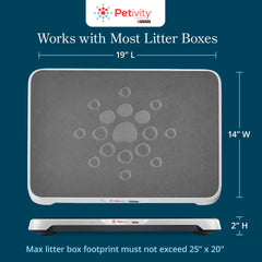 Petivity Smart Litter Box Monitor litter activity graph shows habits.