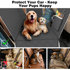 PetJoy ventilation windows improve airflow to help keep dogs calm on car rides