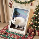 PETKARAY art frame cat scratch house offers stylish decor with a built-in scratch surface for cats.